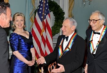 1- Hilary Clinton Bruce Springsteen  Mel Brooks