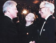 From 1994 'Dave Brubeck Newsletter', meeting President Clinton during National Endownment For The Arts ceremony.